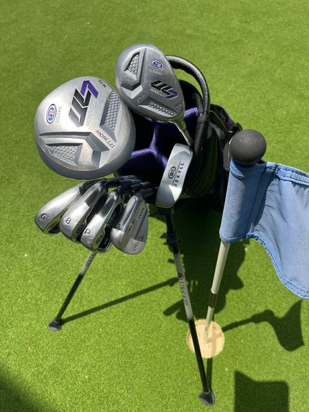 UL7 US Kids Golf RH 7 club set with bag. Excellent condition