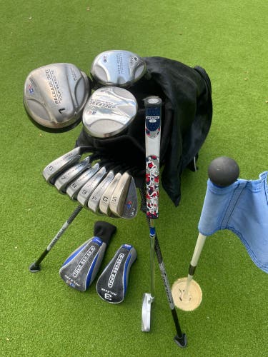 US Kids Golf Tour Series 51" RH 11 clubs tournament ready bag and putter