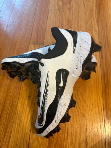 Nike Alpha Huarache Elite MCS Molded Baseball Cleats FD6255-108 Men’s 10.5 New