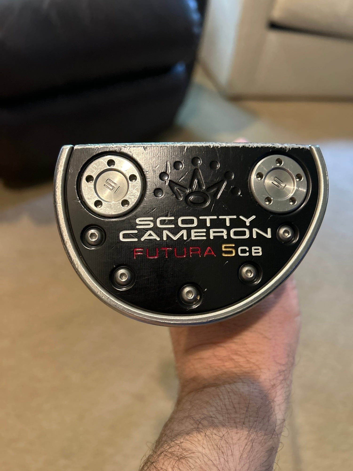 Unisex Scotty Cameron Futura 5CB Mallet Right Handed Putter 34 