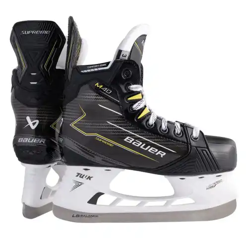New Bauer Supreme M40 Juinor Hockey Skates - Extra Wide Size 2EE