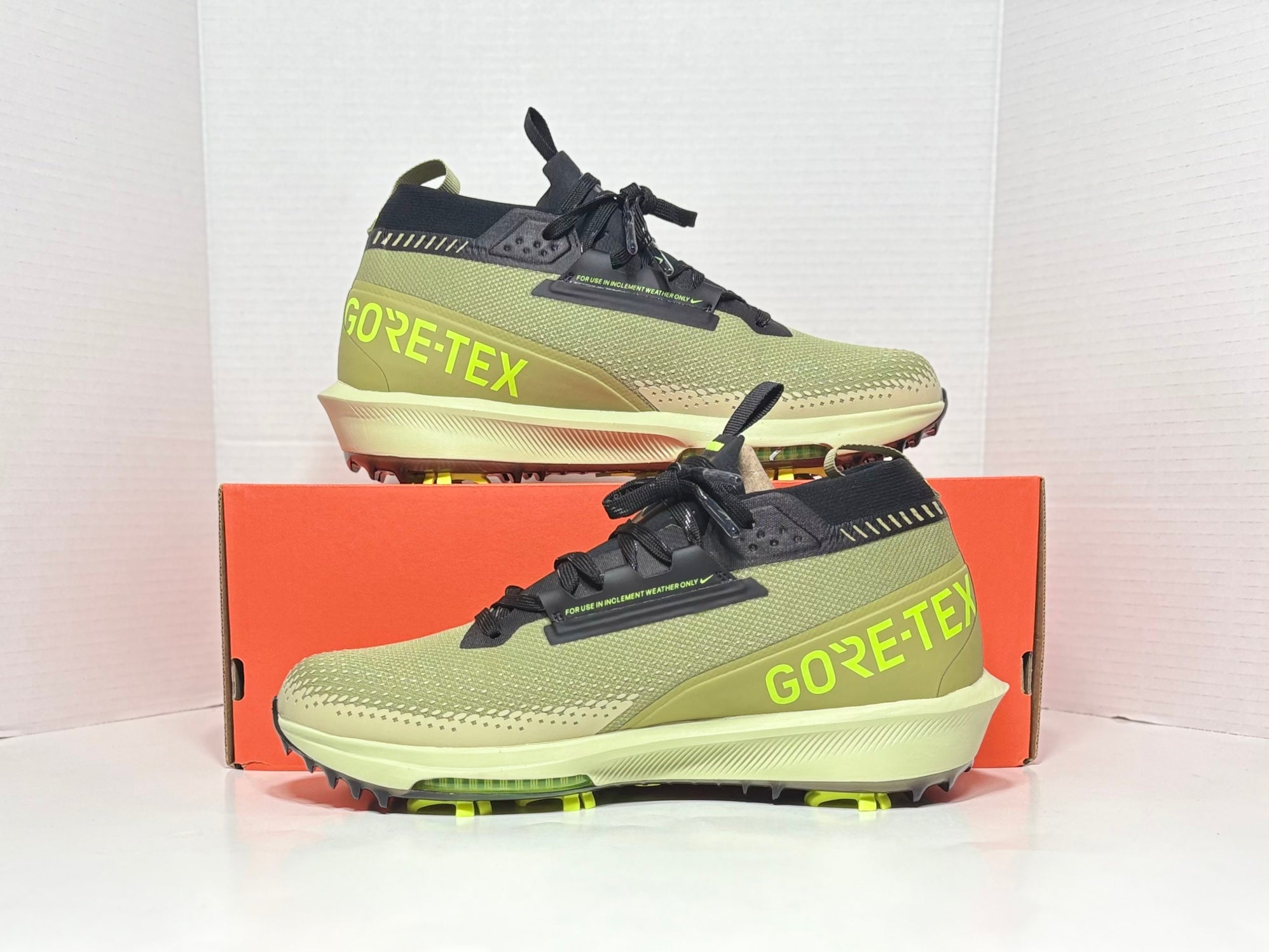Nike Infinity GTX Shoes Mens Size 10.5 Green GORE-TEX Golf Spiked FV4897-300 Men main image 3