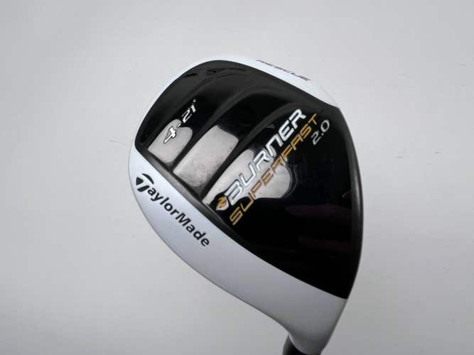 TaylorMade Burner Superfast 2.0 4 Hybrid 21* REAX 60g Regular Graphite Mens RH