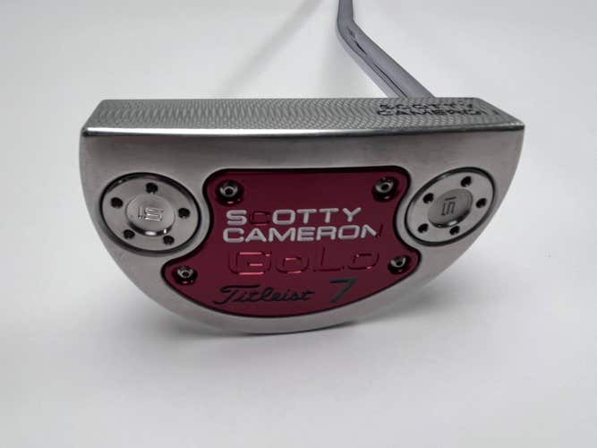 Scotty Cameron GoLo 7 2014 Putter 36" SuperStroke Flatso 1.0 Mens RH