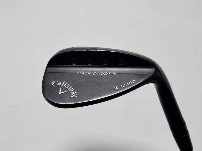 Callaway Mack Daddy 4 Black Wedge 60* 12 Bounce W-Grind S200 115g Steel Mens RH