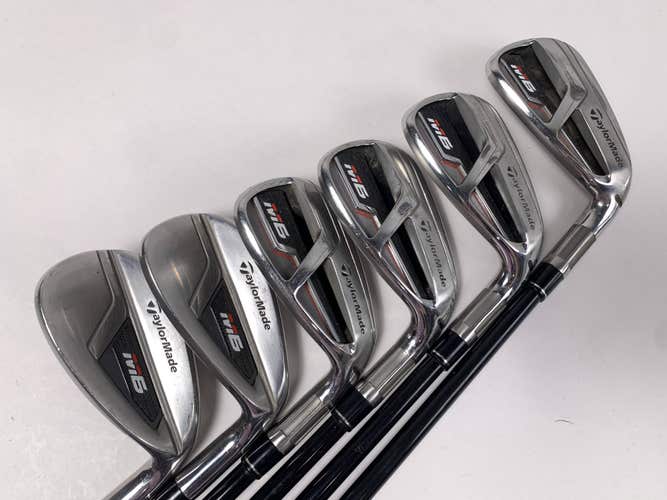 TaylorMade M6 Iron Set 7-PW+GW+SW Fujikura Atmos Red 6R Regular RH