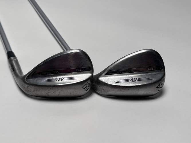 Titleist Vokey SM10 Raw Wedge Set 54* 12 | 60* 8 Project X 6.5 X-Stiff Steel RH