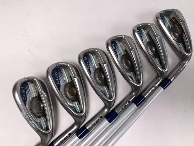 Ping G LE Iron Set 6-PW+SW Black Dot ULT230 Ladies Graphite Womens RH