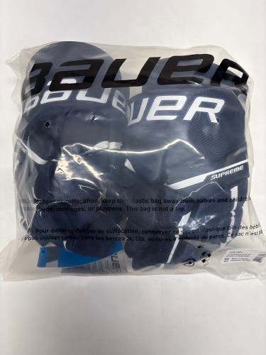 New!!  Bauer Supreme M3 Gloves 12" Navy Blue