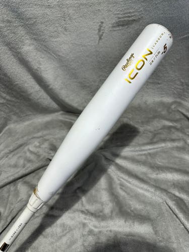 2024 Rawlings Icon Composite Bat USSSA Certified (-5) Composite 26 oz 32" (Used)