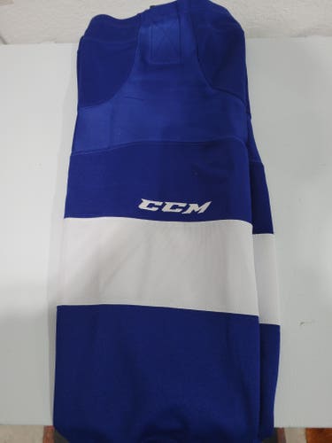 Blue/White Intermediate Medium CCM Socks (Used)