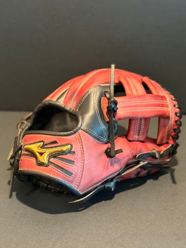 Rare Custom Japanese Mizuno Pro Haga RH Infield Baseball Glove 11.5" (Used)