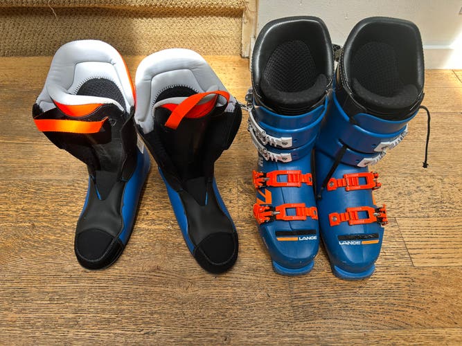 Mondo 25 & 25.5 Unisex Lange RX 110 Racing Ski Boots Stiff Flex (Used)