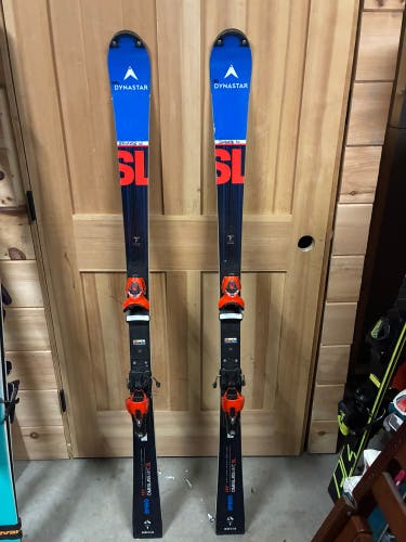 Dynastar Speed Team SL 157 cm Racing Skis With Bindings Max Din 15 (Used)