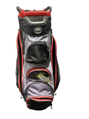 Used HTZ 5.5 GOLF BAG Mens Stand Bag Red And Black 11834-S000050234