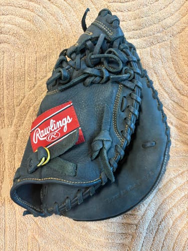Black Rawlings Renegade RH Catcher's Baseball Glove 31.5" (Used)