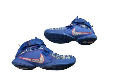 Used Nike LEBRON Basketball Shoes M Royal Blue Senior 8.5 11873-S000232691
