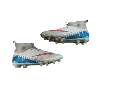 Used Nike AIR Soccer Cleats White Senior 10.5 11873-S000236602