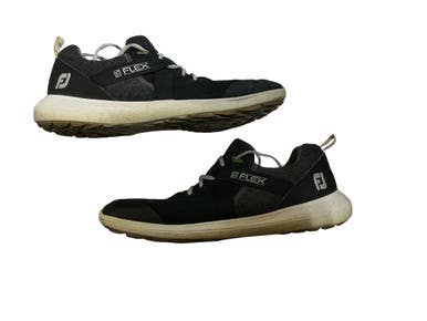 Used Foot Joy Mens Golf Shoes Black Senior 11.5 11873-S000225789