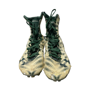 Used Under Armour Adult FB Cleats Green Senior 10 11834-S000050069
