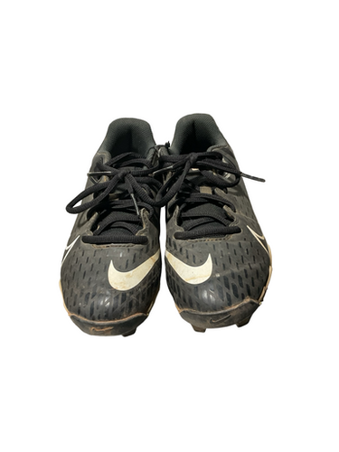 Used Nike BLK DIAMOND CLEATS BB/SB Cleats Black Junior 04.5 11834-S000050096