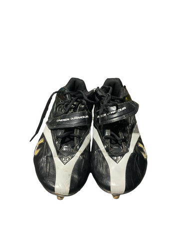 Used Under Armour Adult FB Cleats Black Senior 10 11834-S000050100