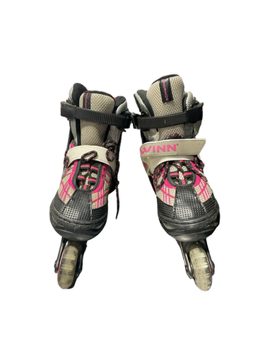 Used Schwinn BLK/PINK SKATES Racing Inline Skates Black Senior 6.5 11834-S000050126