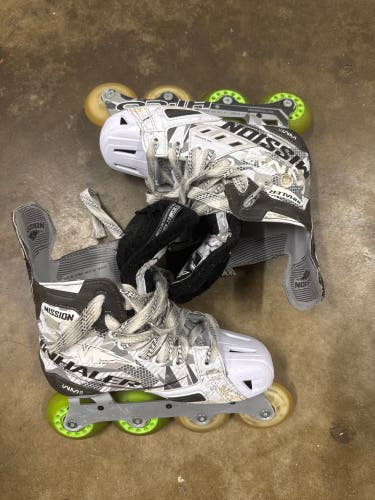 Mission Inhaler WM03 Inline Skates Wide Width Size 3 (Used)