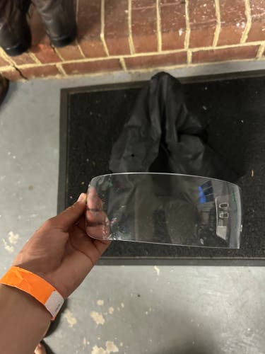 Large Oakley straight small Visor (Used)