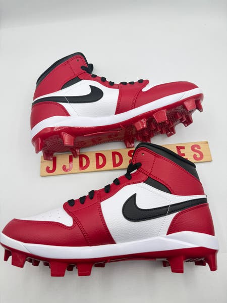 Nike Air Jordan 1 Retro High Chicago MCS Baseball Cleats  display picture 1
