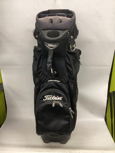 Used Titleist 14 SLOT CART BAG Mens Cart Bag Black 11851-S000046353