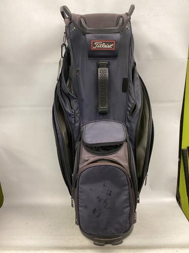 Used Titleist 13 SLOT CART BAG Mens Cart Bag Navy Blue 11851-S000046345