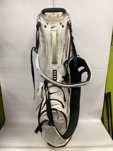 Used Nike AIR HYBRID Mens Stand Bag White 11851-S000046344