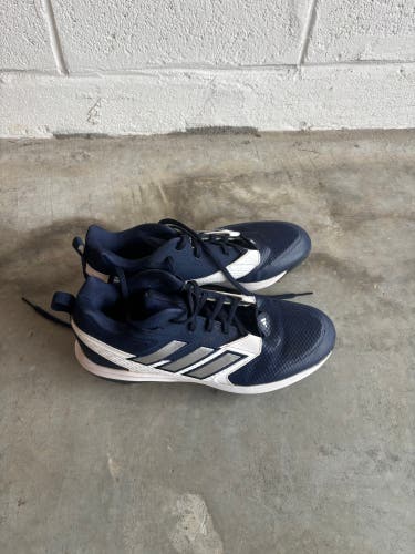 Blue Men's Size M 11.5 (W 12.5) Adult Adidas Icon 8 Low Top Metal (Used)