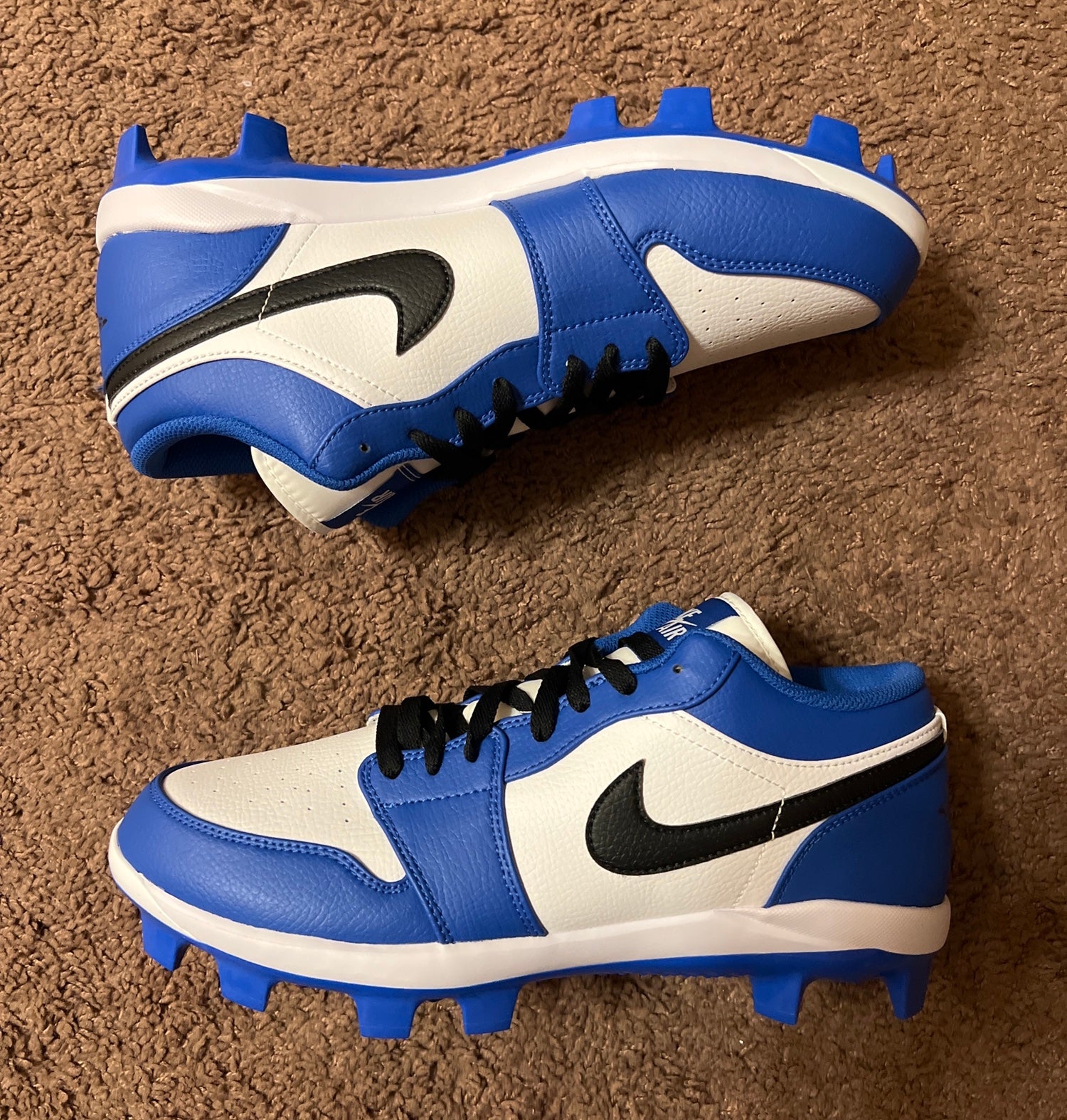 Nike Men\'s Size 11 Jordan 1 Retro MCS Low Game Royal Baseball Cleat CJ8524-411 Amazon.com | NIKE Jordan 1 Retro MCS Low Men main image 4