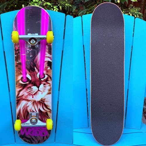 Goodwood Skateboards lazer kitty Complete Skateboard 8.0” Hollow Independent 139