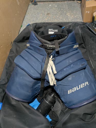 Senior Large 2025 Bauer Pro Hockey Goalie Pants Pro Stock (Used)