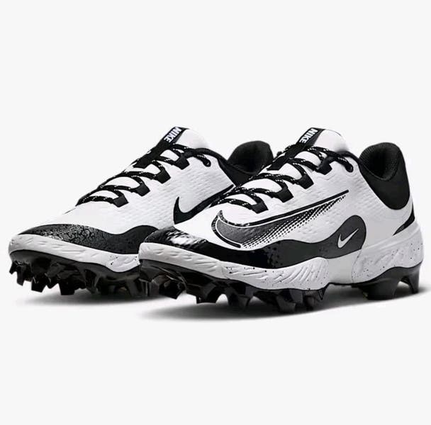 NEW Nike Alpha Huarache Elite 4 Low MCS Baseball Cleats FD6255-108 Size 11 White Nike Alpha Huarache Elite 4 Low MCS Men main image 2