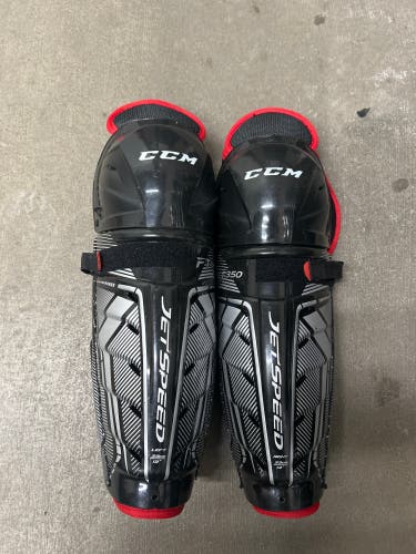 Senior CCM JetSpeed FT350 13" Shin Pads (Used)