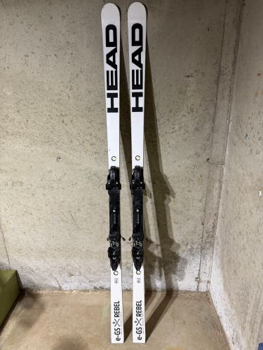 2022 HEAD WC Rebels e-GS FIS 193 cm Racing Skis With Bindings Max Din 20 (Used)