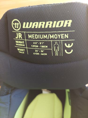 Junior Medium Warrior Alpha lx 20 Hockey Pants (New)
