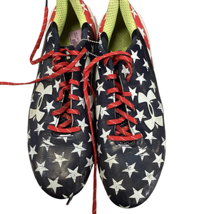 Used Under Armour Adult FB Cleats White/Red/Navy Senior 12 11613-S000181646