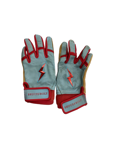 Used BB/SB Batting Gloves Carolina Blue SM 11613-S000181644
