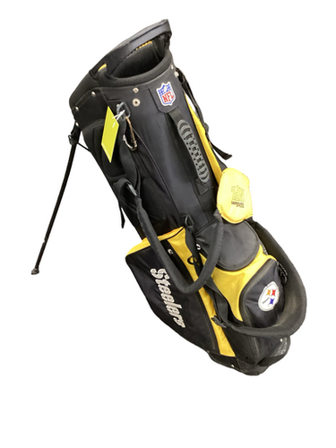 Used Wilson NFL STEELERS BAG Mens Stand Bag Black 11613-S000181624