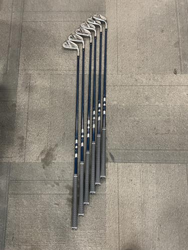 Used Taylormade SIM 2 MAX OS Mens Iron Set RH 5I-PW 11614-S000235844