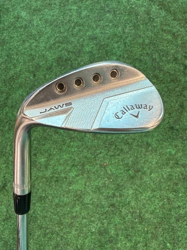 Callaway Jaws Raw Full Toe Chrome 56 Degree Wedge LH (Used) | Dynamic Gold Tour Issue Shaft
