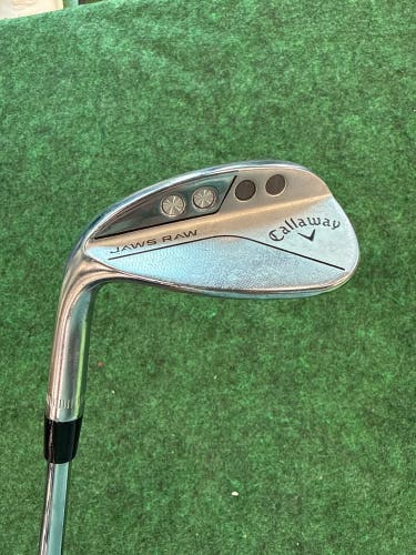 Callaway Jaws Raw Chrome 56 Degree Wedge LH (Used) Dynamic Gold Spinner Tour Issue Shaft