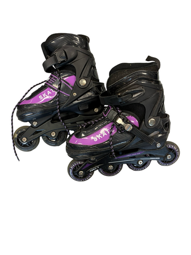 Used HIBOY SKATES ADJ Junior Rec Fitness Skates Purple Adjustable 11682-S000131882