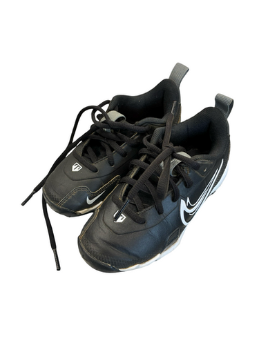 Used Nike BASEBALL CLEATS BB/SB Cleats Black Youth 10.0 11682-S000131871