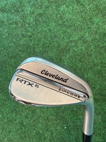 Cleveland RTX 6 ZipCore Tour Satin 52 Degree Wedge RH (Used) | Dynamic Gold Spinner TI Shaft
